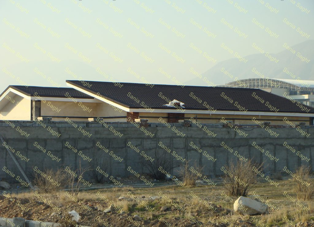 سقف شیبدار با تایل سنگریزه